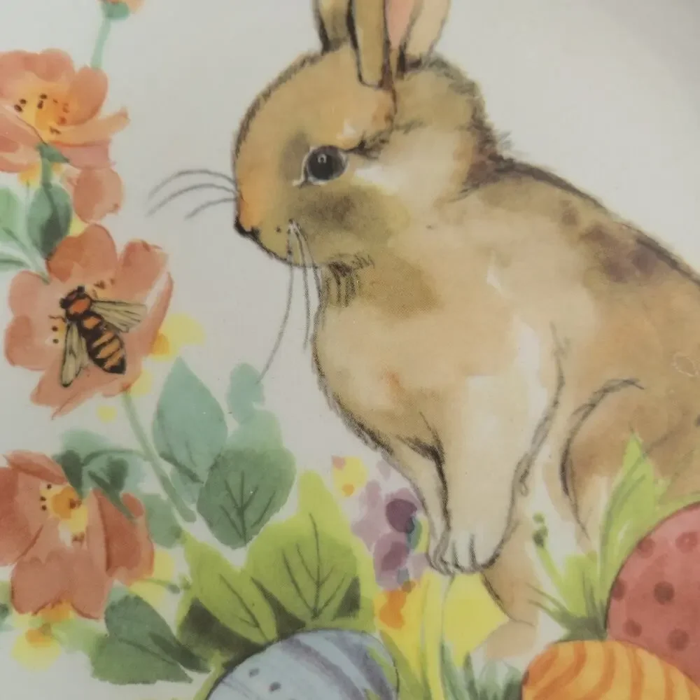 Effetti d'Arte Rabbit Pedestal Cake Stand Made In Italy
